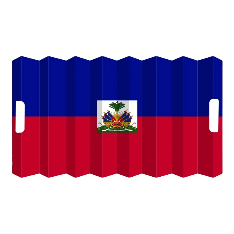 Nieuwe 30X70Cm Haïti Hand Scrolling Banner Voor Speciale Gebeurtenis Reclame