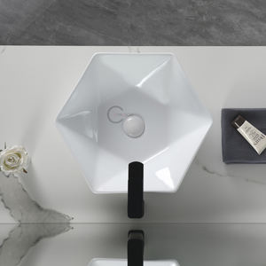 Lavabo de table, lavabo de salle de bain de luxe, design en céramique, lavabo artistique - Product Image 2