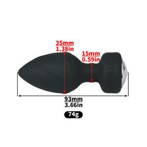 FRRK Plug anal vibrant gode portable pénétration des fesses dilatateur d'anus jouets sexuels anaux pour hommes femmes plaisir Sex Shop jouet pour adultes - Product Image 6