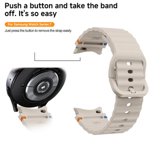 Nouveau <span class=keywords><strong>bracelet</strong></span> en Silicone pour Sam Watch 7 6 5 4 <span class=keywords><strong>Bracelet</strong></span> de remplacement Quick <span class=keywords><strong>Fit</strong></span> Sport <span class=keywords><strong>Bracelet</strong></span> <span class=keywords><strong>galaxy</strong></span> FE <span class=keywords><strong>Montre</strong></span> <span class=keywords><strong>Bracelet</strong></span> Wave <span class=keywords><strong>Bracelet</strong></span> - Product Image 3