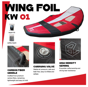 In Stock 5m Carbon Foil Hydrofoil Wing for Surfing Surfboard Ocean Water Sports KW01 in Stock <b>Inflatable</b> Foil Wing With - Product Image 4