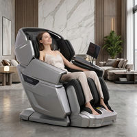 Silla de Masaje para Aliviar el Dolor de Espalda, Gravedad Cero, Riel SL, Calor Lumbar, 4D