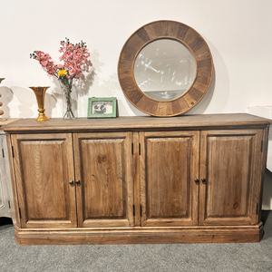 Meuble de salle de bain vintage, armoire de cuisine en bois pour vaisselle - Product Image 4