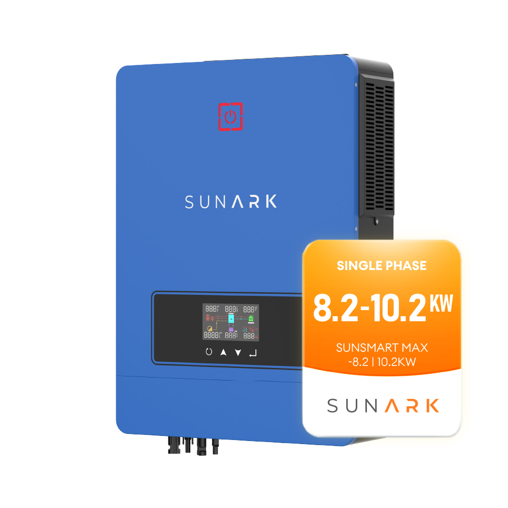 Однофазный солнечный инвертор Sunark 8,2 кВт 10 кВт 10,2 кВт Гибридный Pv инвертор для кондиционера