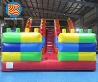 Château gonflable pour enfants et adultes, toboggan gonflable, jeux de sport en plein air, château gonflable personnalisé à vendre