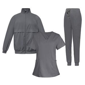 Tenue médicale épaisse d'automne unisexe pour clinique dentaire, étudiants en médecine, laboratoire, infirmière, veste uniforme de travail chirurgical - Product Image 1