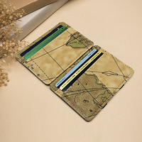 Anpassen Slim Mix Farbe Pu Leder Magic Wallet Clip Herren Kreditkarten inhaber Magic Coin Geldbörse für Männer mit buntem Logo