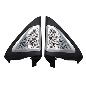 Car Upgrade Interior <b>Door</b> Speaker Silver Metal Cover For Bmw G06 X6 Sound Environment <b>Lighting</b> Horn Interior Modification Audio - Product Image 2