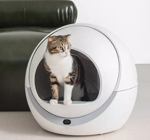 Wholesale Big Closed Sifting Smart Automatic Quick Self-Cleaning House pets Toilet Litter Box For Cats