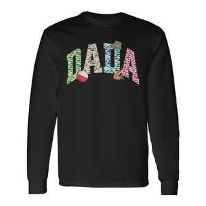 Dada Of The Big One Fishing O Fish Ally T-shirt à manches longues pour la famille, pour le 1er anniversaire - Product Image 1