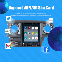 Lecteur multimédia vidéo GPS Android Auto 12,1 pouces avec écran tactile, Carplay sans fil, autoradio Tacoma, garantie mondiale d'un an