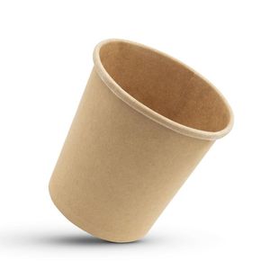 Bol en papier kraft personnalisé avec couvercle pour nouilles, soupe instantanée, biscuits et sucre, disponible à la vente - Product Image 3