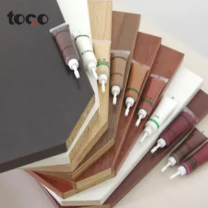 TOCO Kit mobili pasta per ammaccature graffi per pavimenti in legno Kit di riparazione in pelle vinilica