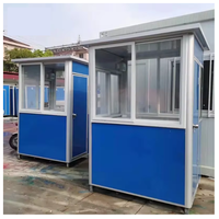 Vente en gros personnalisé Mini Boxable House Boîte en acier Plaque mobile Préfabriqué détachable Petite maison conteneur pour cabine de sécurité