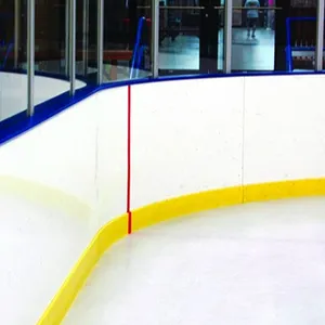 Sistema de tablero dasher para patinaje en interiores y exteriores/hockey pucks dasher board