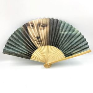 Abanico Plegable de Bambú con Cubierta de Papel, Impresión en Ambos Lados, Precio de Fábrica, para Publicidad - Product Image 2