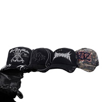 Envío Rápido, Gorras Personalizadas Shifu Baez con Bordado de Logotipo, Ajustables, de 5 Paneles, Visera de Gamuza, Hebilla Metálica y Forro de Satén
