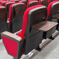Sièges de théâtre en tissu modernes - Chaises d'auditorium pliables confortables pour les salles de conférence et les salles de réunion universitaires