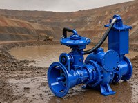 Pompa Dewatering Diesel Self-Priming GXS 14x14 Inch dengan Trailer Roda Dua untuk Pengendalian Banjir Pertambangan