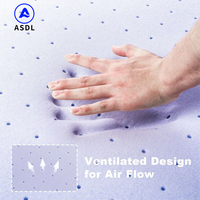 Ajustement automatique de la conception matelas respirant à haute densité confortable matelas pliable en mousse à mémoire de forme en latex