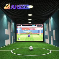 Simulateur de jeu de football AR interactif intérieur Équipement de formation de football virtuel intelligent Produits de football