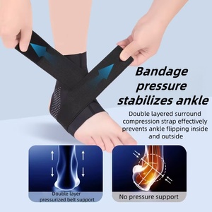 도매 편안한 탄성 슬리브 우수한 압축 효과 발목 지원 전술 교정기 보호 기능 - Product Image 2