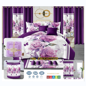 Draps 24 piezas juego de cama con cortinas juegos de edredón 24 piezas disponibles conjunto de Drap - Product Image 1