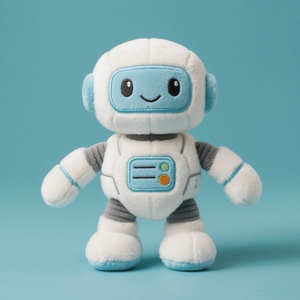 Usine de gros <span class=keywords><strong>Robot</strong></span> AI jouets en peluche personnalisé <span class=keywords><strong>Robot</strong></span> mascotte poupées impression poupée personnalisé jouets en peluche - Product Image 3