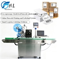 Machine d'étiquetage automatique électrique à données variables avec PLC pour l'étiquetage des codes-barres et des numéros de série des étiquettes d'expédition