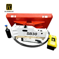 SB30 Direkt vom Hersteller: Hydraulischer Felsbrecher für 2,5-4,5 Tonnen R35-9VS Bagger, Seitlich Montierter Abrissanbau