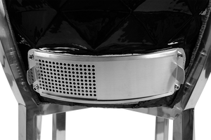 Grill Kamado Moderne Haut de Gamme 18 Pouces à Motif Diamant - Fumoir Céramique Premium avec Contrôle Tactile et Sécurité Flamme pour une Cuisson <span class=keywords><strong>Tout</strong></span>-en-un - Product Image 3