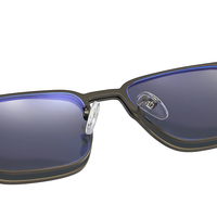 Lunettes de soleil polarisées magnétiques pour hommes modèle 7012-1, 3 en 1, vision nocturne, anti-lumière bleue, légères, en métal