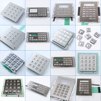 Approvisionnement d'usine IP68 clavier contrôle d'accès USB 4X4 matrice métal lunette Piezo Contact claviers et claviers