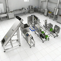 Complete productielijn voor tomaten- en wortelsap, industriële verwerkingsmachines voor fruit- en groentesap