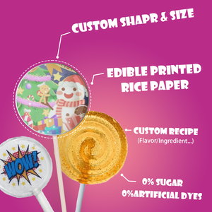 Vente en gros <span class=keywords><strong>Sucette</strong></span> Isomalt Halal Sans sucre Douce Saine Dents propres Isomalt Bonbon dur <span class=keywords><strong>Sucette</strong></span> avec Jimmy Sprinkles - Product Image 4