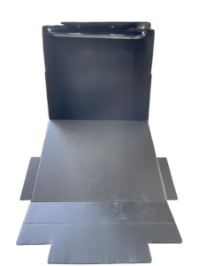 Caja de Guardarropa Plegable de Plástico Corrugado, Caja de Guardarropa para Mudanza, Cajas de Guardarropa Plegables de Plástico Corex - Product Image 1