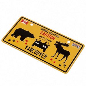 Letrero Metálico Personalizado para Colgar en la Pared, Decoración Vintage de Lámina Metálica, Placa de Matrícula de Coche - Product Image 4