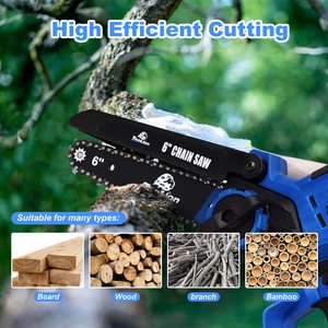 New <b>Mini</b> 6/8 Inch Brushless <b>Cordless</b> Pole <b>Chainsaw</b> Battery DIY OEM Pruning Tool <b>Chainsaw</b>-4in-24V <b>Mini</b> <b>Chainsaw</b> <b>Chainsaw</b>-4in-24V - Product Image 6