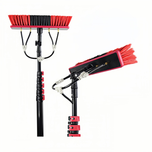 Système professionnel de nettoyage de <span class=keywords><strong>vitres</strong></span> - Perche télescopique avec brosse alimentée <span class=keywords><strong>en</strong></span> eau, <span class=keywords><strong>pour</strong></span> façade vitrée/panneau solaire - Product Image 1