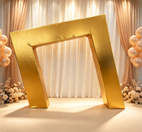 Support de toile de fond 3D en alliage d'aluminium robuste de 32 mm avec housse personnalisée pour mariage, fête, location de photomaton, événement