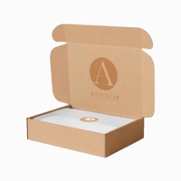 Mode nouvelle arrivée boîte d'emballage d'expédition taille personnalisée boîte de papier postal ondulé pour cadeau