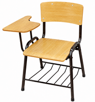 Chaise d'école en bois, tabouret, fauteuil avec tablette d'écriture, chaises pour étudiants universitaires, chaises pour lycéens, collégiens