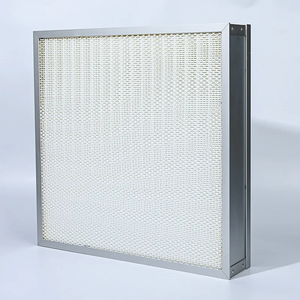Filtre HEPA H13 H14 à haute efficacité avec cadre en aluminium et joint en gel, réservoir de liquide pour système de ventilation CVC de salle blanche - Product Image 2