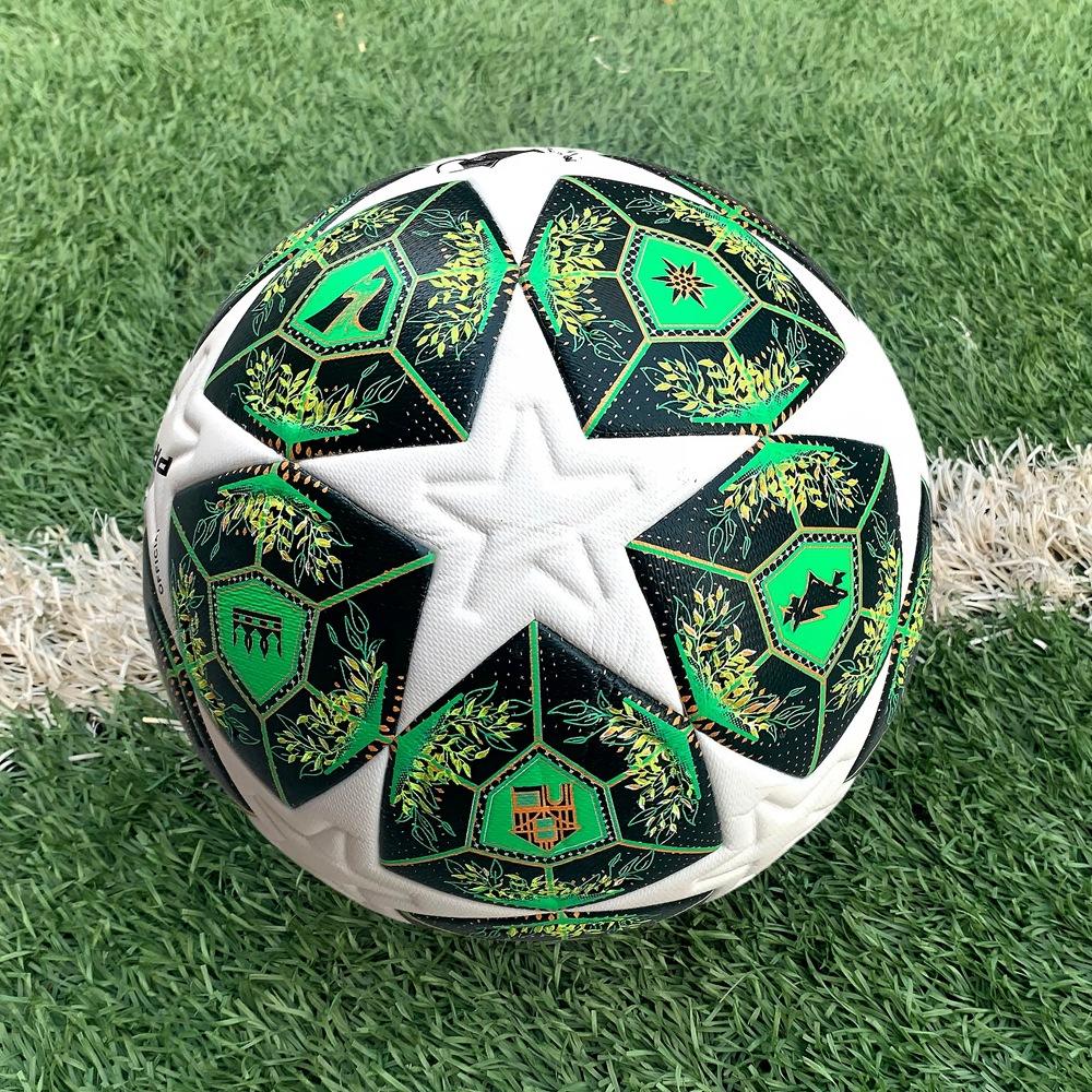 Champions league 25 dark green star pu skin