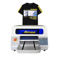 Mejor precio impresora DTG A3 un cabezal de impresión DTG máquina de impresión de camisetas impresora de prendas