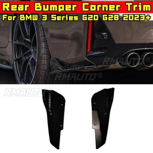 Kit de carrocería con divisor de labio para parachoques trasero de coche para BMW Serie 3 G20 G28 2023+ Protector de parachoques y embellecedor de esquina Accesorios para coche - Product Image 2
