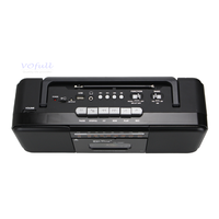Lecteur de cassette Vofull, lecteur de musique portable, double haut-parleur, DC 6V, radio MP3