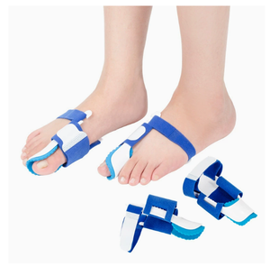 Korektor Jari Kaki Hallux Valgus Baru, Cocok untuk Pria dan Wanita, Produsen Pemisah Jari Kaki Hallux Valgus Biru. - Product Image 5