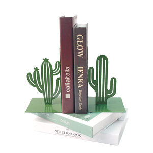 ที่คั่นหนังสือโลหะกันลื่น ดีไซน์กระบองเพชร สำหรับหนังสือขนาดใหญ่ ใช้เป็นที่วางหนังสือและจัดระเบียบ - Product Image 1