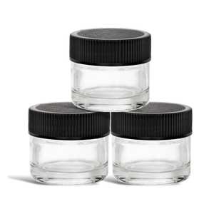 30ml 50ml 60ml <span class=keywords><strong>70ml</strong></span> 90ml 110ml 150ml 180ml 230ml 300ml tập trung bao bì Mặt Kem lọ thủy tinh với nắp màu đen - Product Image 2